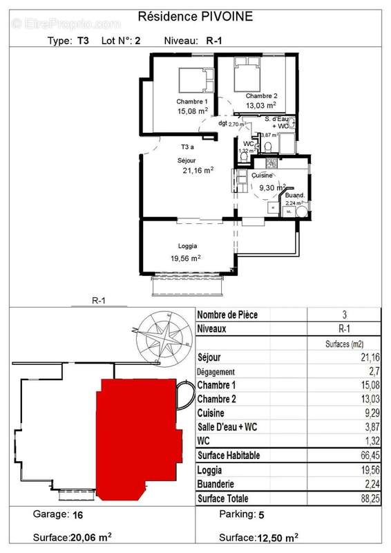 Appartement à DUCOS