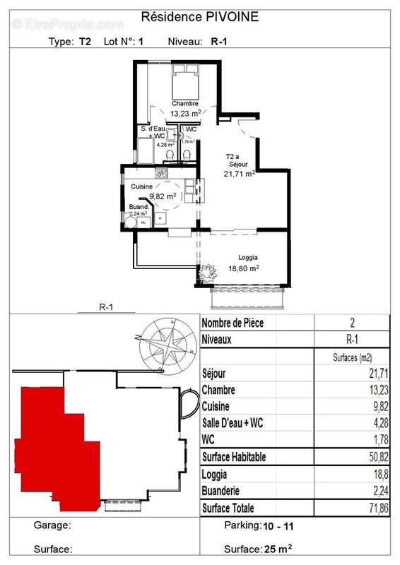 Appartement à DUCOS