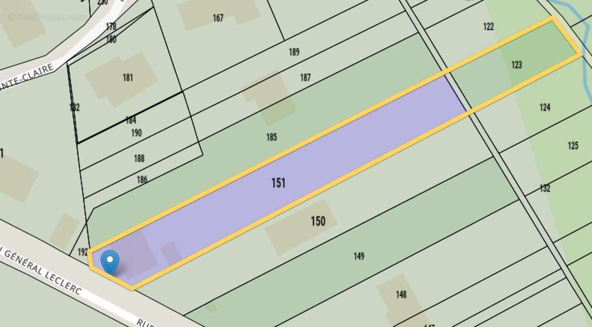 Parcelles 151 + 123 - Terrain à SAINT-QUIRIN