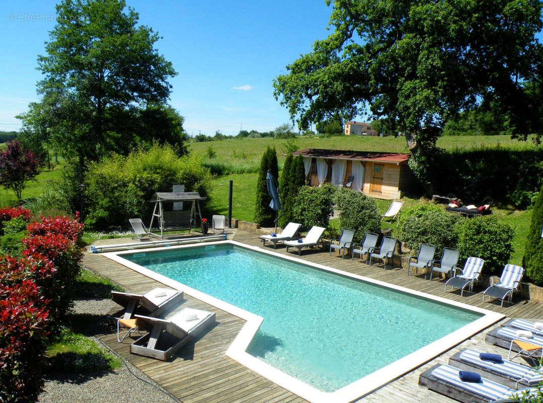 piscine - Maison à MARCIAC