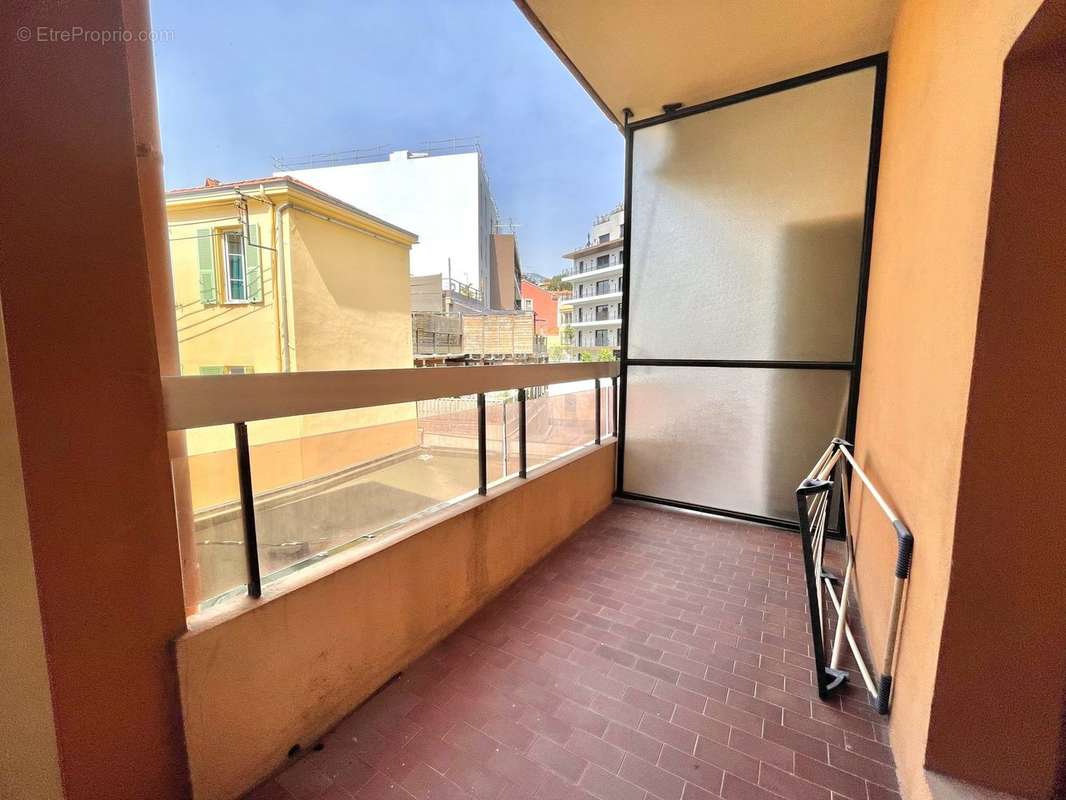 terrasse nord  - Appartement à MENTON