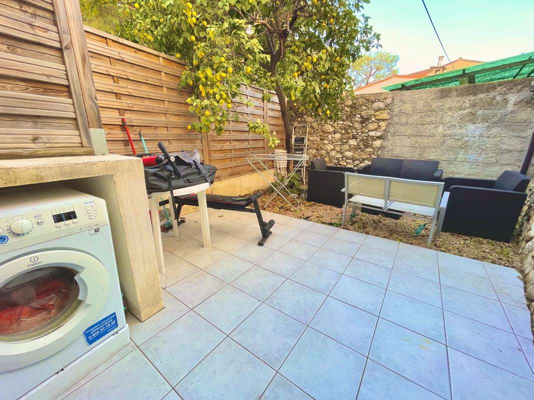 terrasse/jardin  - Appartement à ROQUEBRUNE-CAP-MARTIN