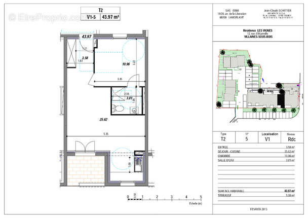 Appartement à VILLAINES-SOUS-BOIS