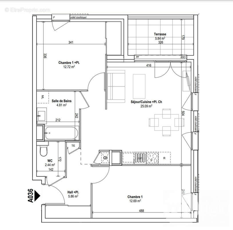 Appartement à SAINT-GENIS-LES-OLLIERES