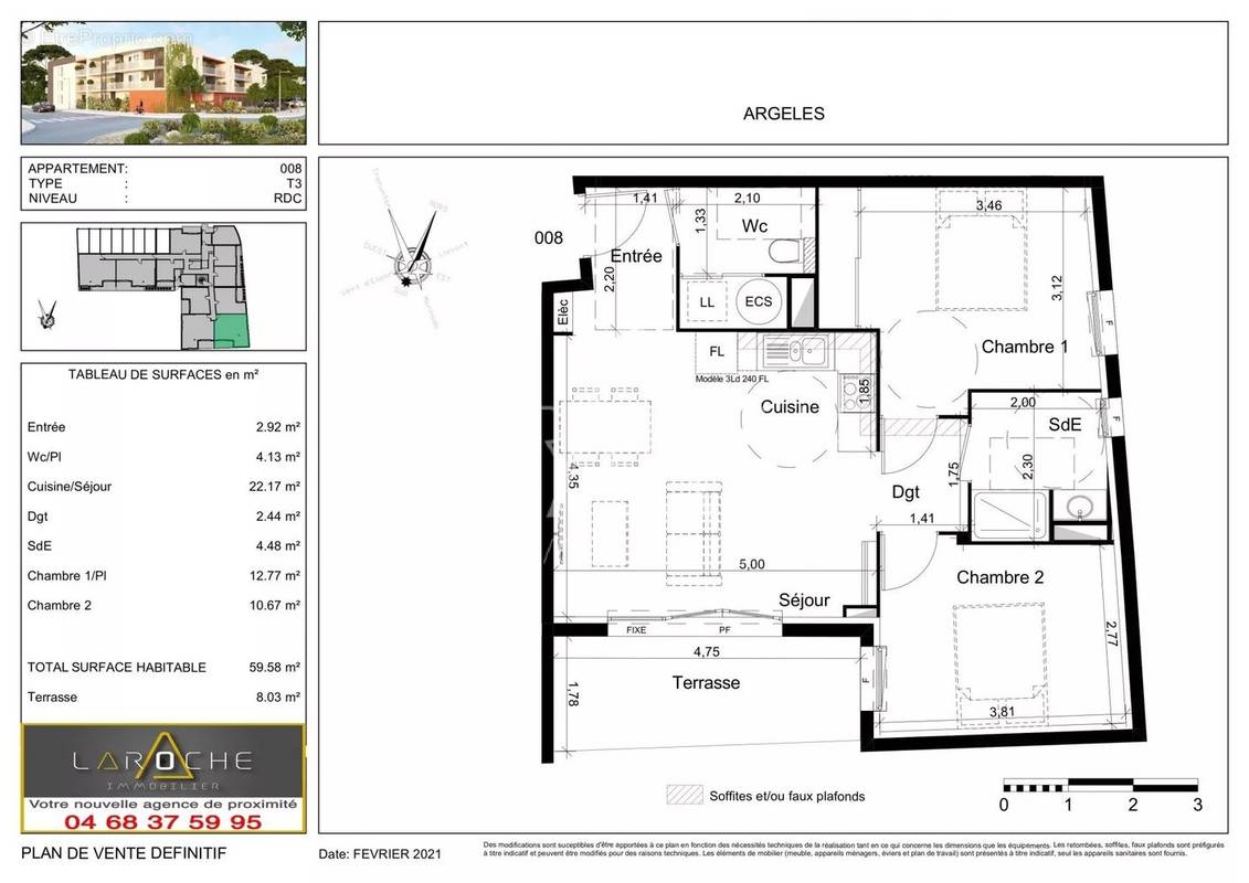 Appartement à ARGELES-SUR-MER