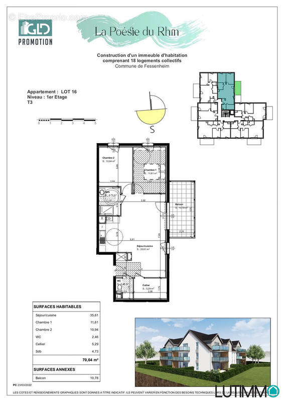 Appartement à FESSENHEIM