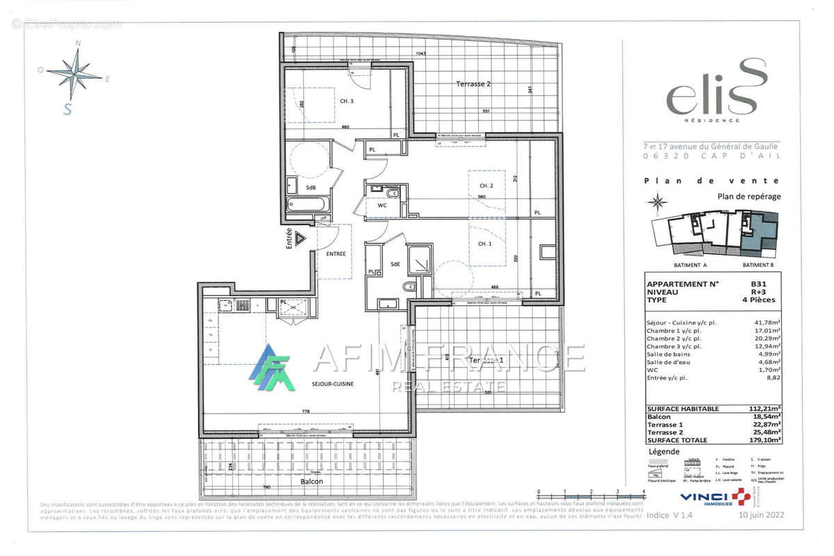 Appartement à CAP-D&#039;AIL