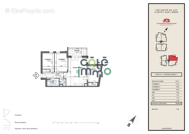 Appartement à ANTHY-SUR-LEMAN