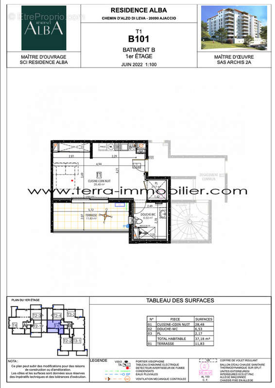 Appartement à AJACCIO