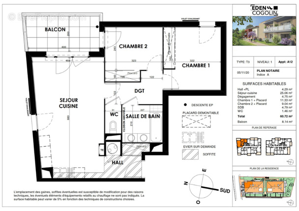 Appartement à COGOLIN