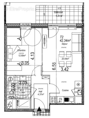 Appartement à CAMIERS