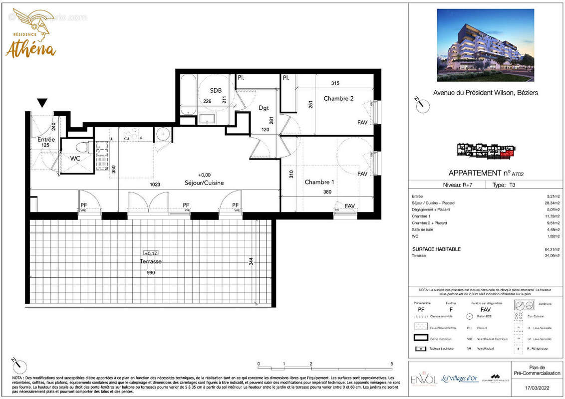 Appartement à BEZIERS