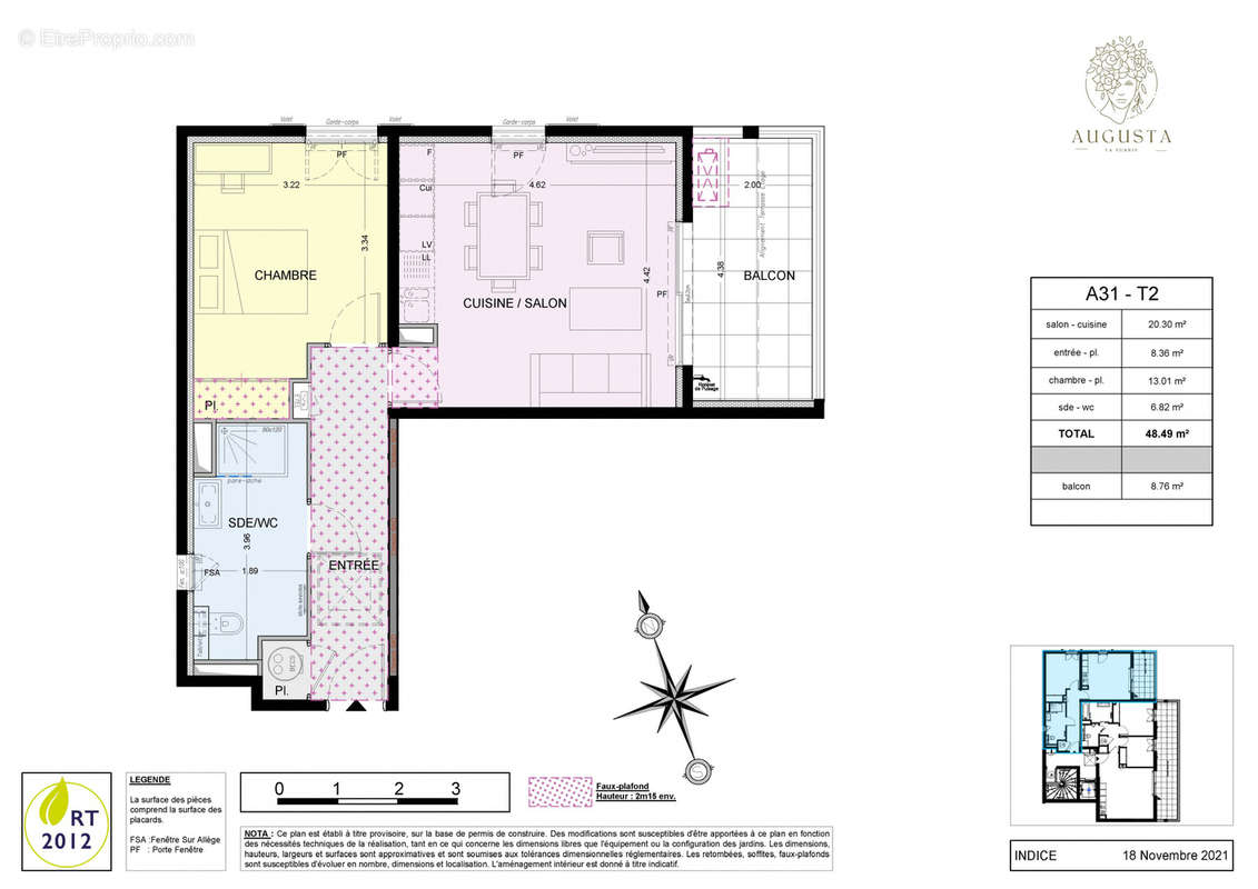 Appartement à LA TURBIE