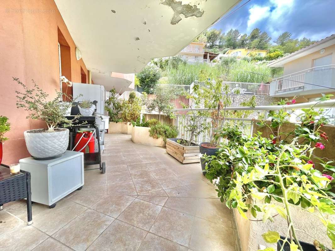 terrasse d&#039;angle  - Appartement à ROQUEBRUNE-CAP-MARTIN