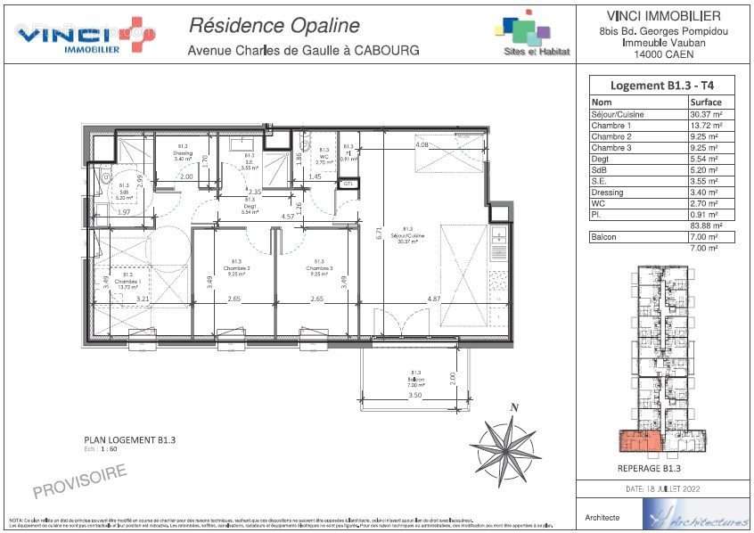 Appartement à CABOURG