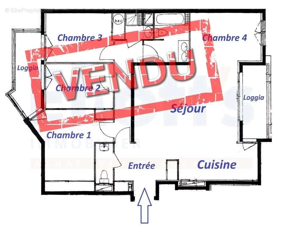 Appartement à PARIS-13E