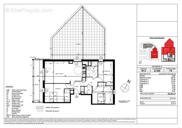 Appartement à BELZ