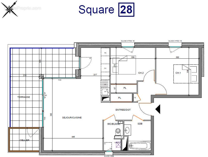 Appartement à THONON-LES-BAINS