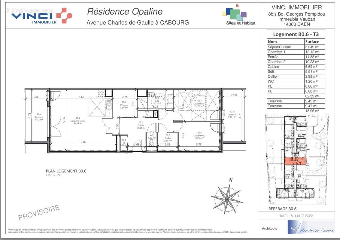 Appartement à CABOURG