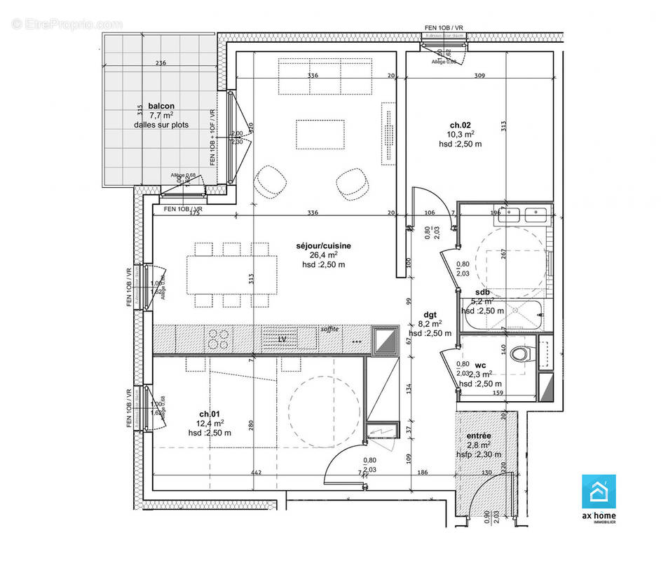 Appartement à TRUCHTERSHEIM