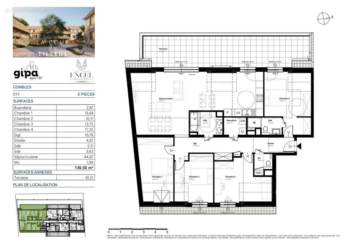 Appartement à NIEDERHAUSBERGEN