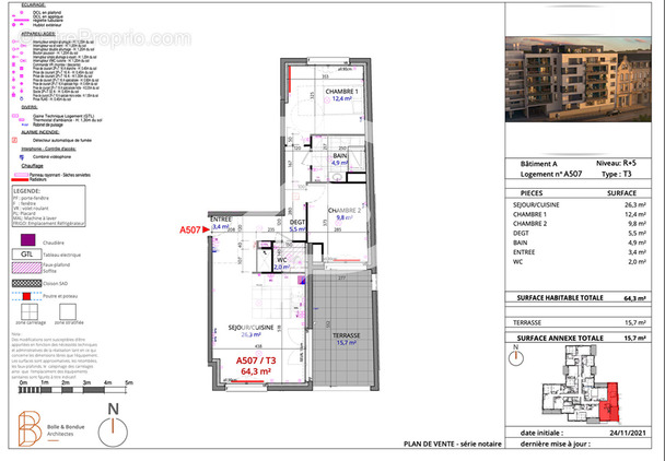 Appartement à METZ