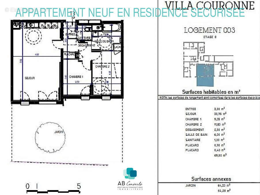 Appartement à BOIS-GUILLAUME