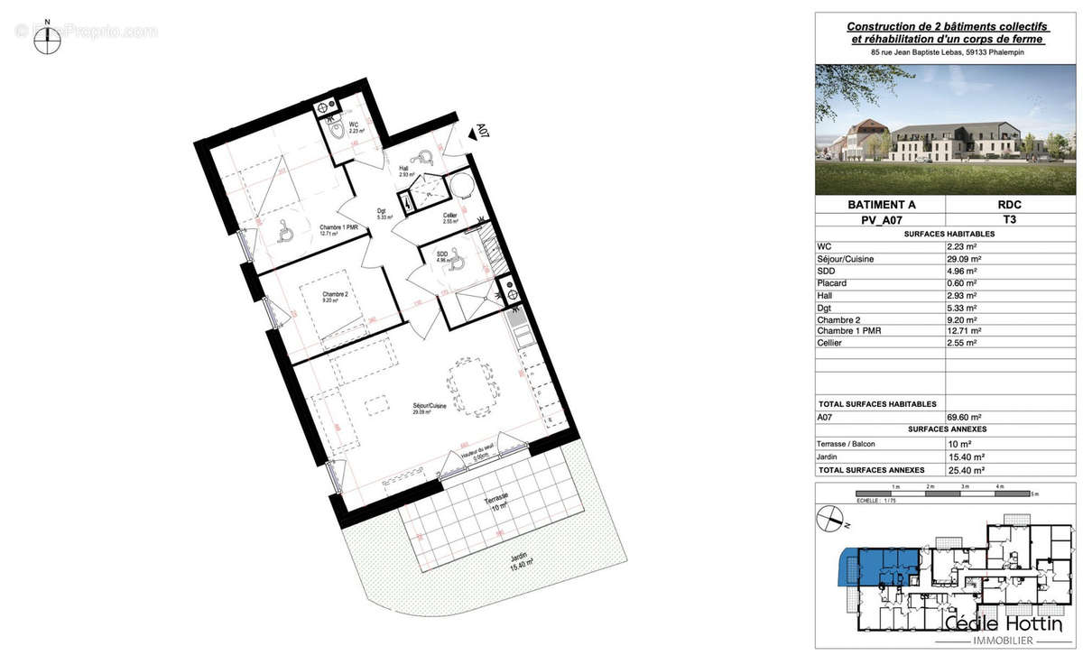 Appartement à PHALEMPIN