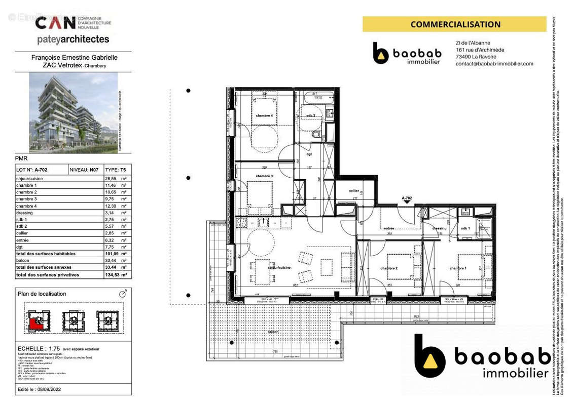 Appartement à CHAMBERY