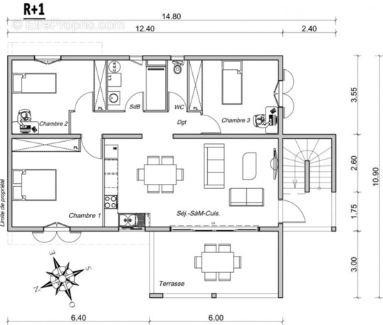 Appartement à SAINT-ANDRE