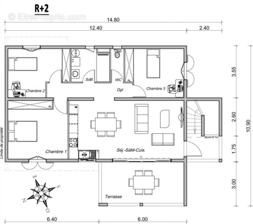 Appartement à SAINT-ANDRE