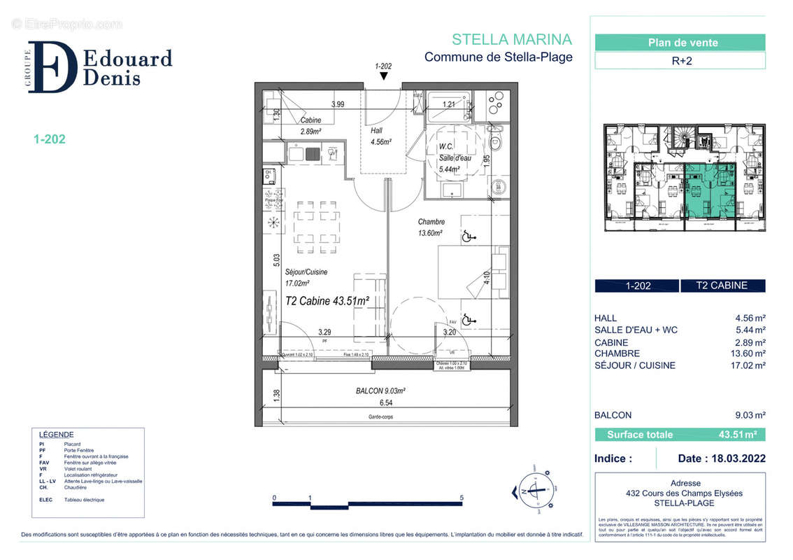 Appartement à CUCQ