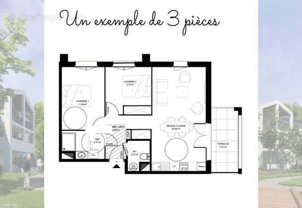 Appartement à SAINT-VINCENT-DE-TYROSSE