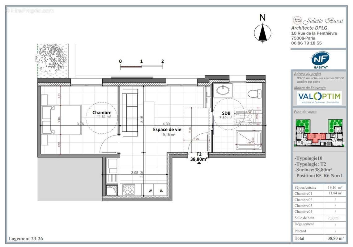 Appartement à ASNIERES-SUR-SEINE