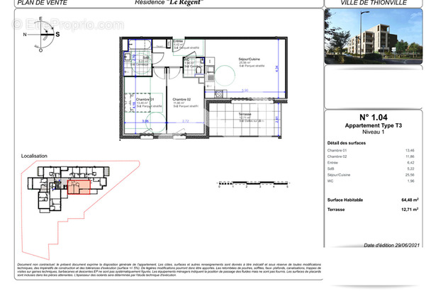 Appartement à THIONVILLE