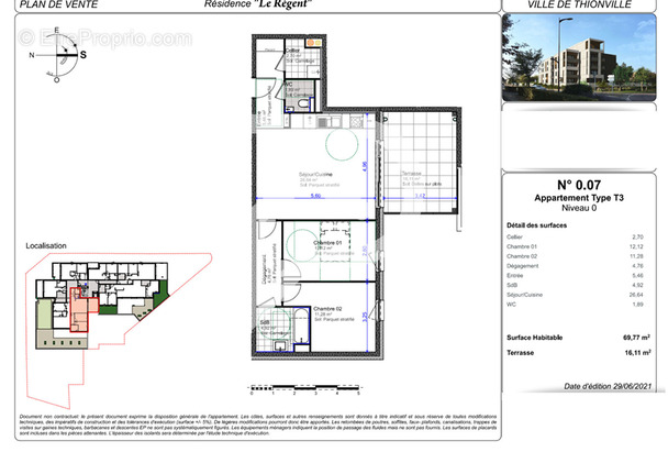 Appartement à THIONVILLE