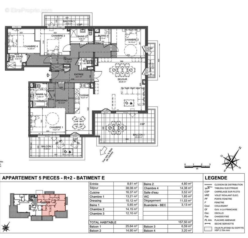 Appartement à LE CANNET