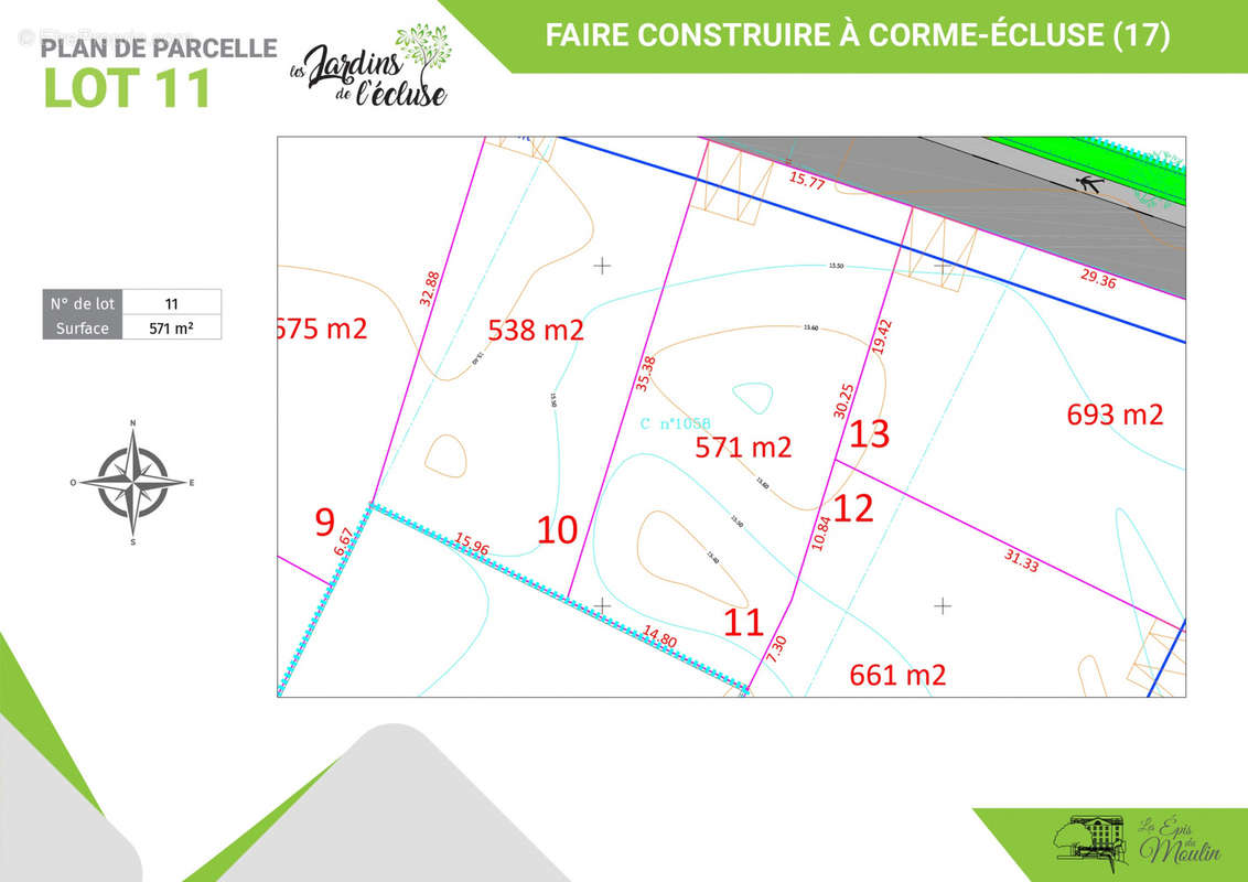 Terrain à CORME-ECLUSE