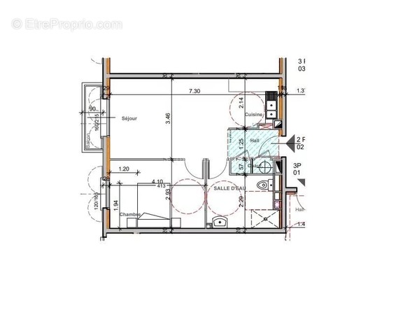 Appartement à TARADEAU