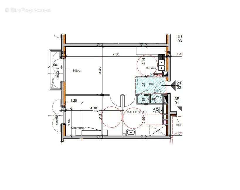 Appartement à TARADEAU