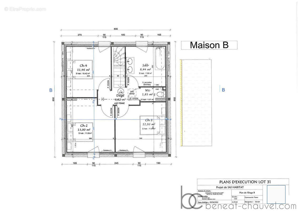 Maison à LE TOUR-DU-PARC