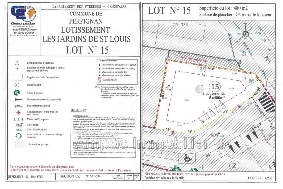 Terrain à PERPIGNAN