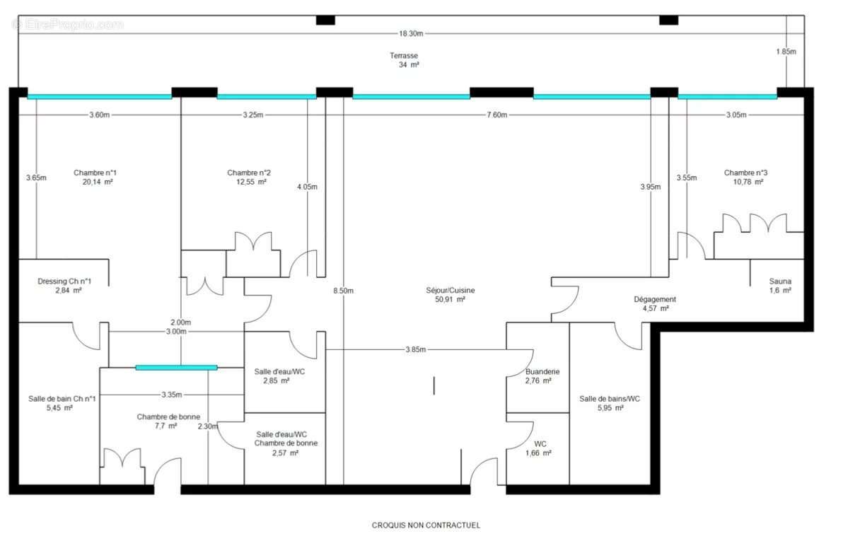 Appartement à VILLEFRANCHE-SUR-MER