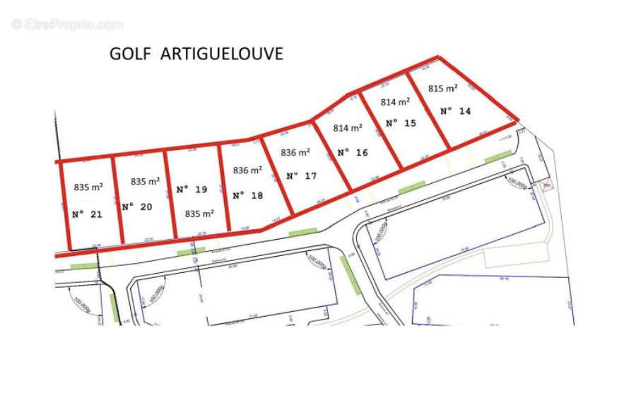 Terrain à ARTIGUELOUVE