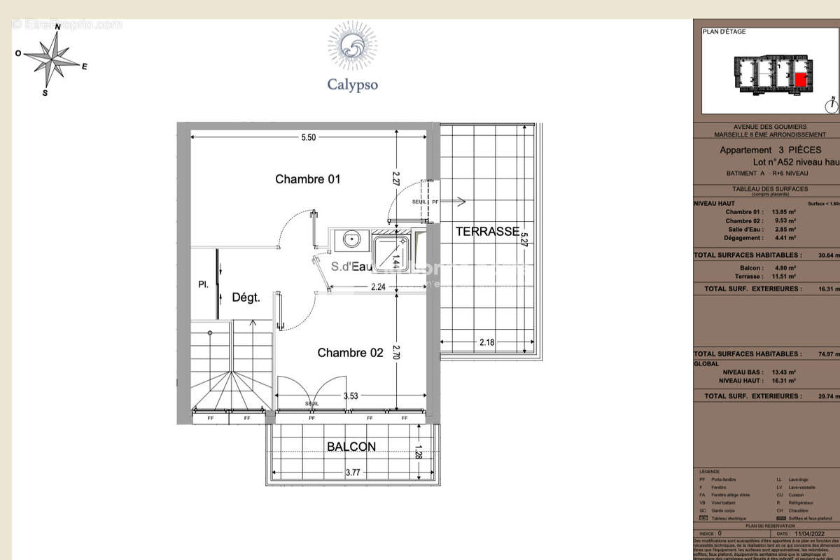 Appartement à MARSEILLE-8E