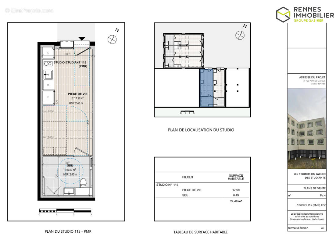 Appartement à RENNES