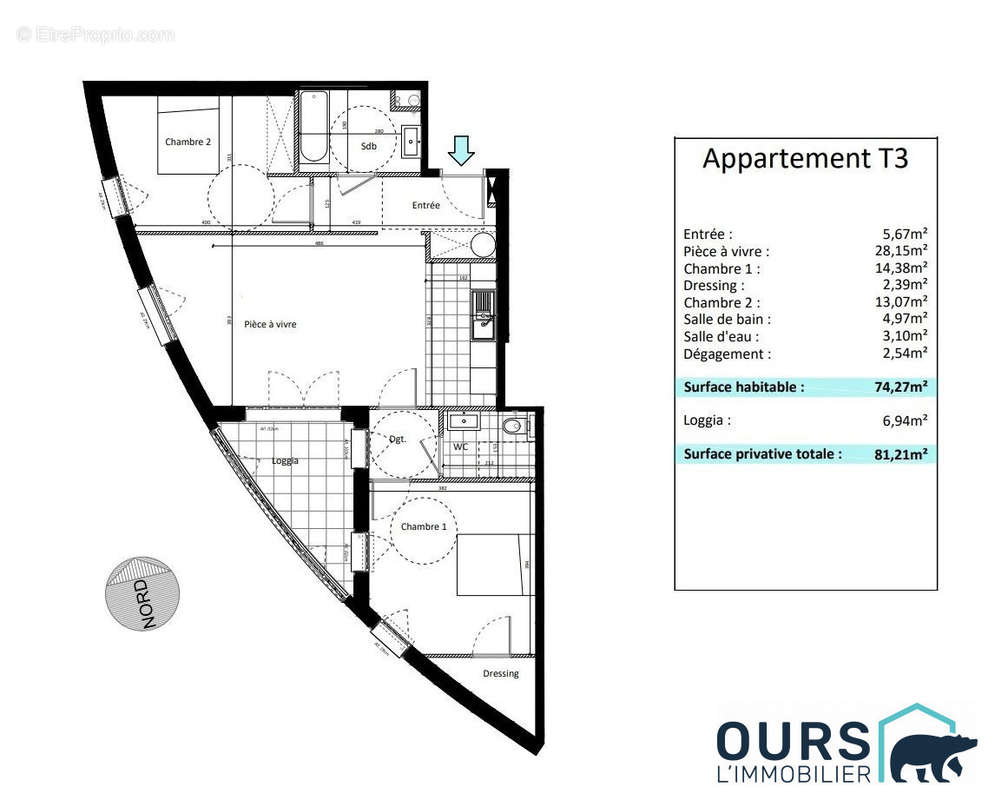 Appartement à SAINT-DENIS