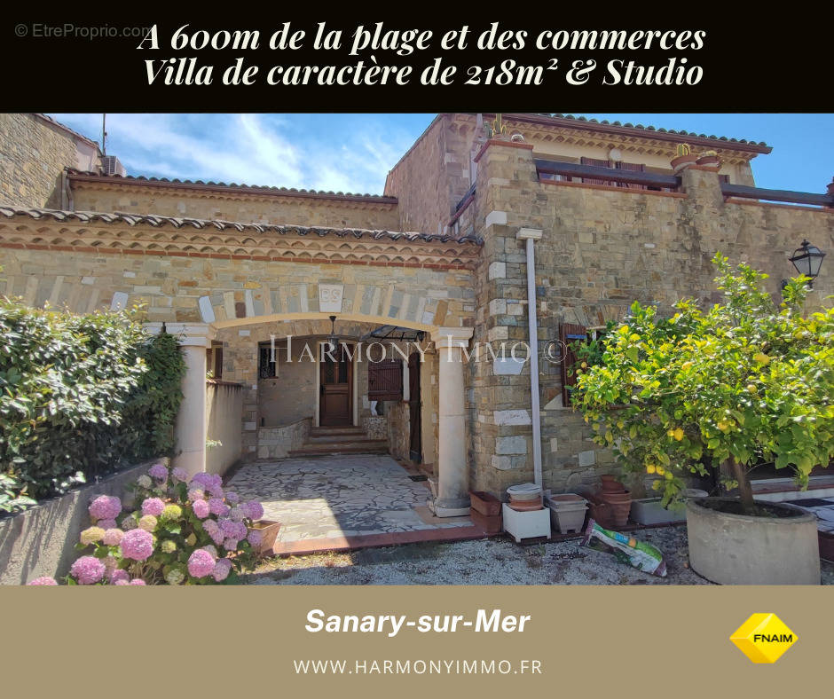 Maison à SANARY-SUR-MER