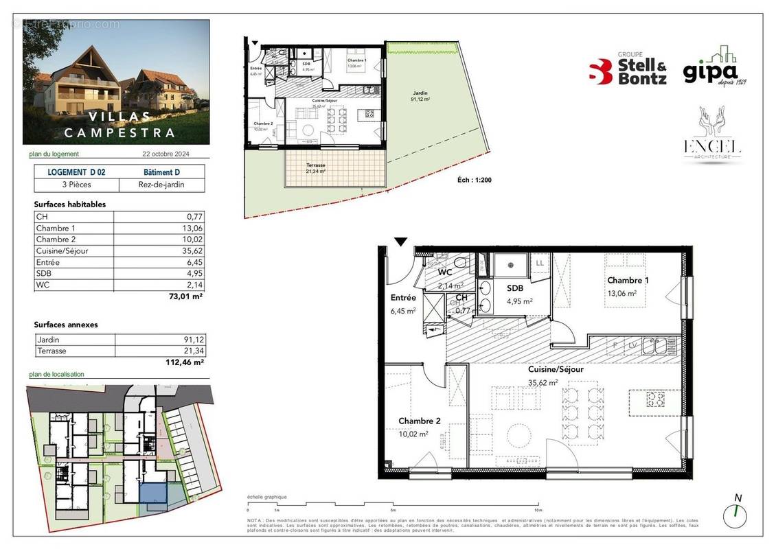 Appartement à BREUSCHWICKERSHEIM