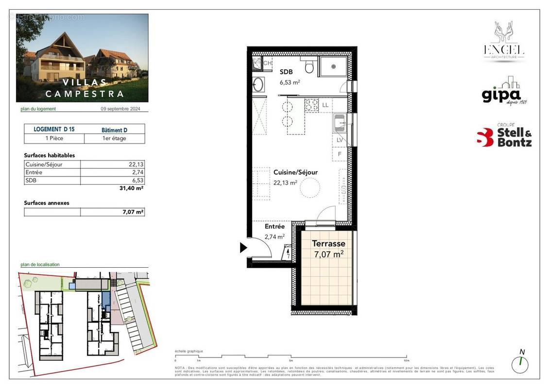 Appartement à BREUSCHWICKERSHEIM